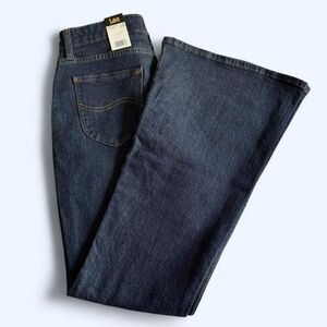 Lee Women's Flare Mid Rise Jeans